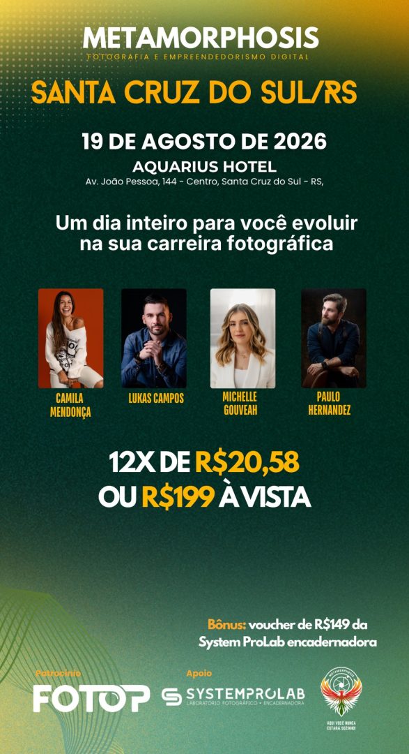 Metamorphosis Santa Cruz do Sul/RS (2° edição) - Passaporte - Lote zero